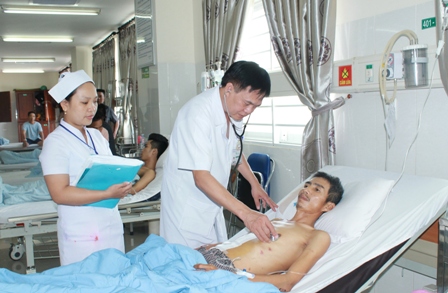 Bệnh nhân Nguyễn Văn Thanh đã bình phục sau phẫu thuật.