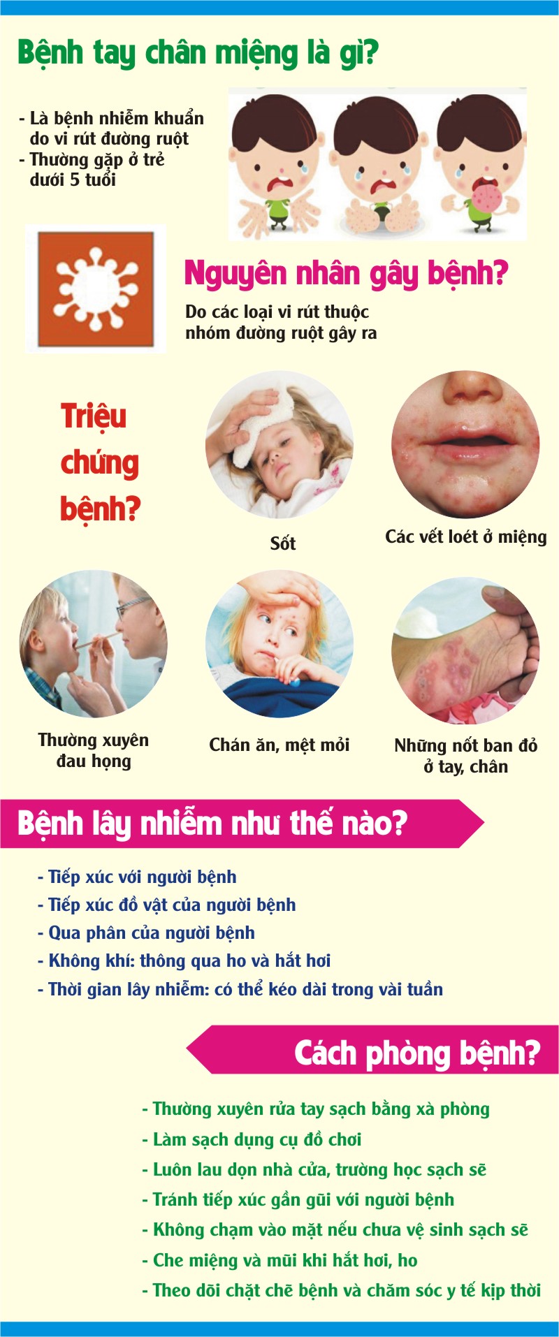 Vì sao bệnh tay chân miệng có khả năng tái phát và nguy hiểm?