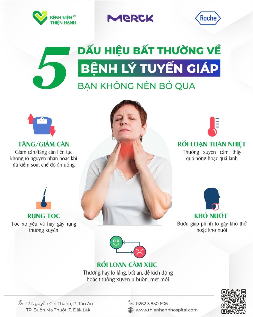 Những dấu hiệu bất thường Tuyến giáp không nên bỏ qua