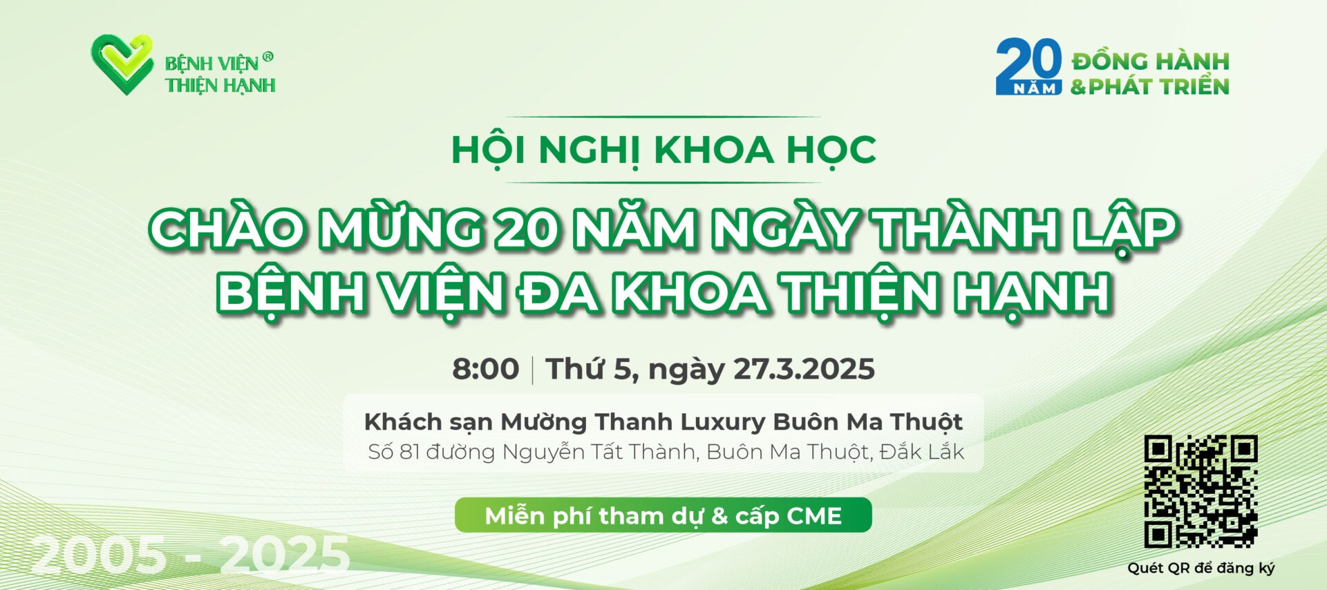 Chào mừng 20 năm thành lập bệnh viện đa khoa Thiện Hạnh