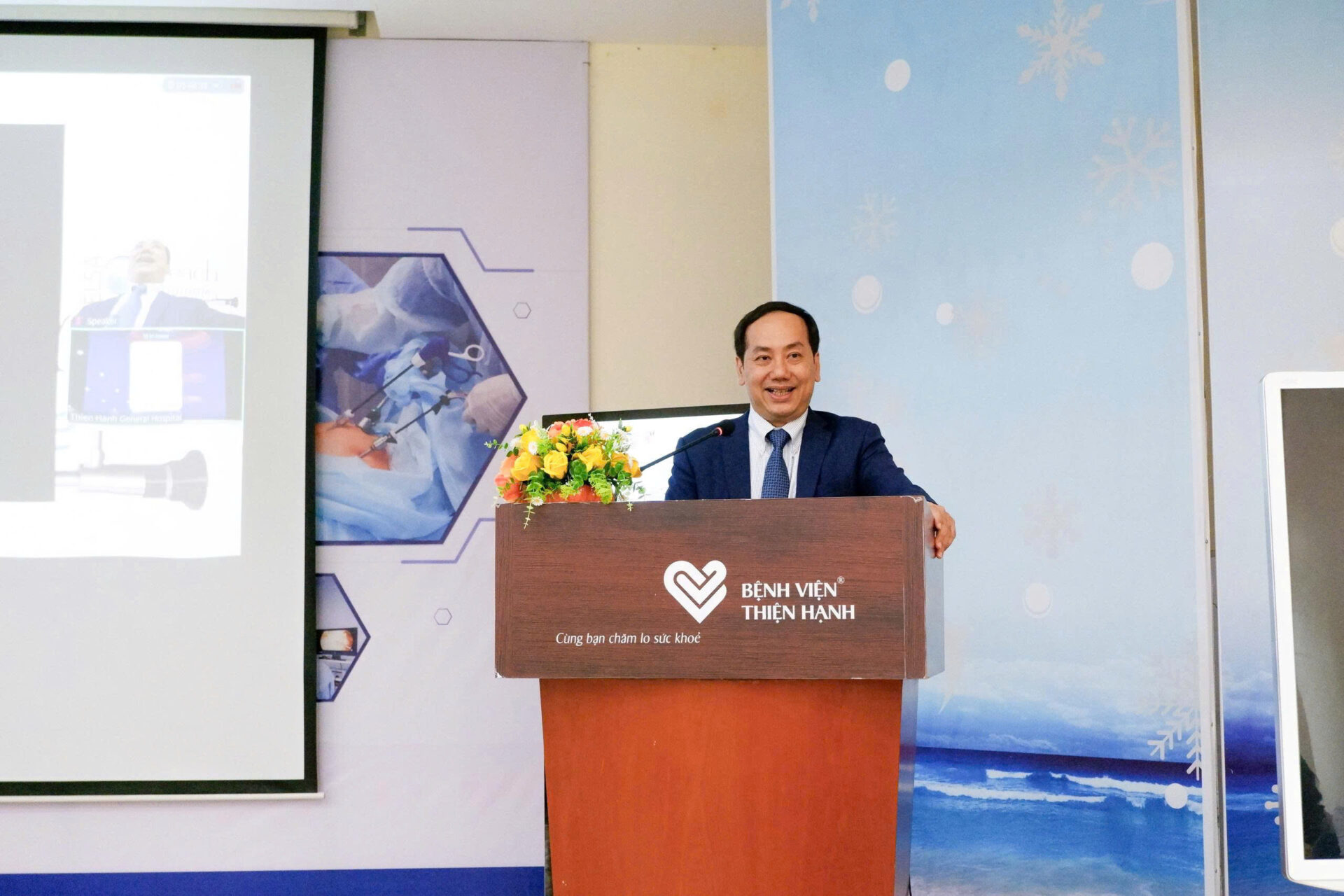 TS.BS Lê Quan Anh Tuấn – Trưởng khoa Ngoại Gan Mật Tụy, Phó Trưởng phòng Kế hoạch tổng hợp, Bệnh viện Đại học Y Dược TP.HCM chia sẻ tại hội thảo