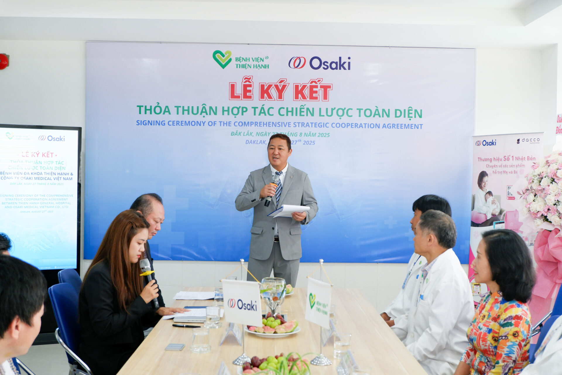 Ông Noda Yoshikazu - Tổng Giám đốc Công ty Osaki Medical chia sẻ về định hướng hợp tác