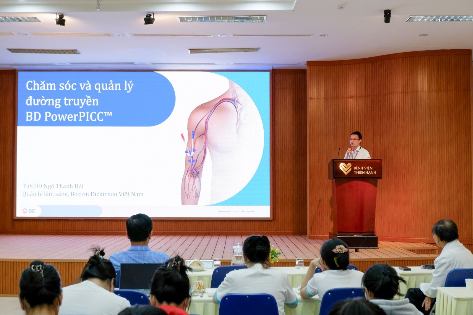 ThS.ĐD. Ngô Thanh Hải – Đại diện Becton Dickinson Việt Nam chia sẻ về PICC