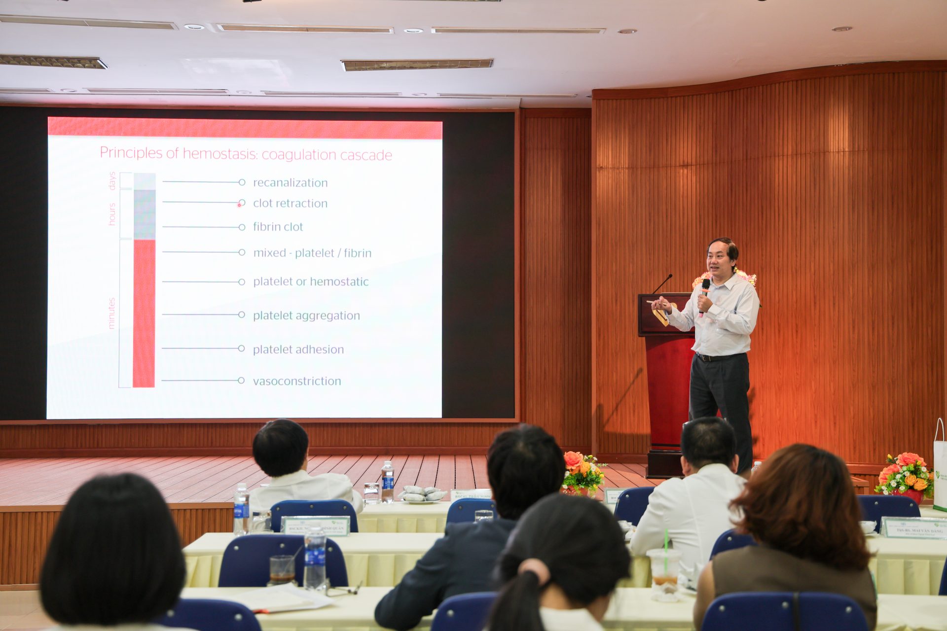 TS.BS Lê Quan Anh Tuấn hướng dẫn nội dung chuyên môn trong buổi đào tạo đầu tiên