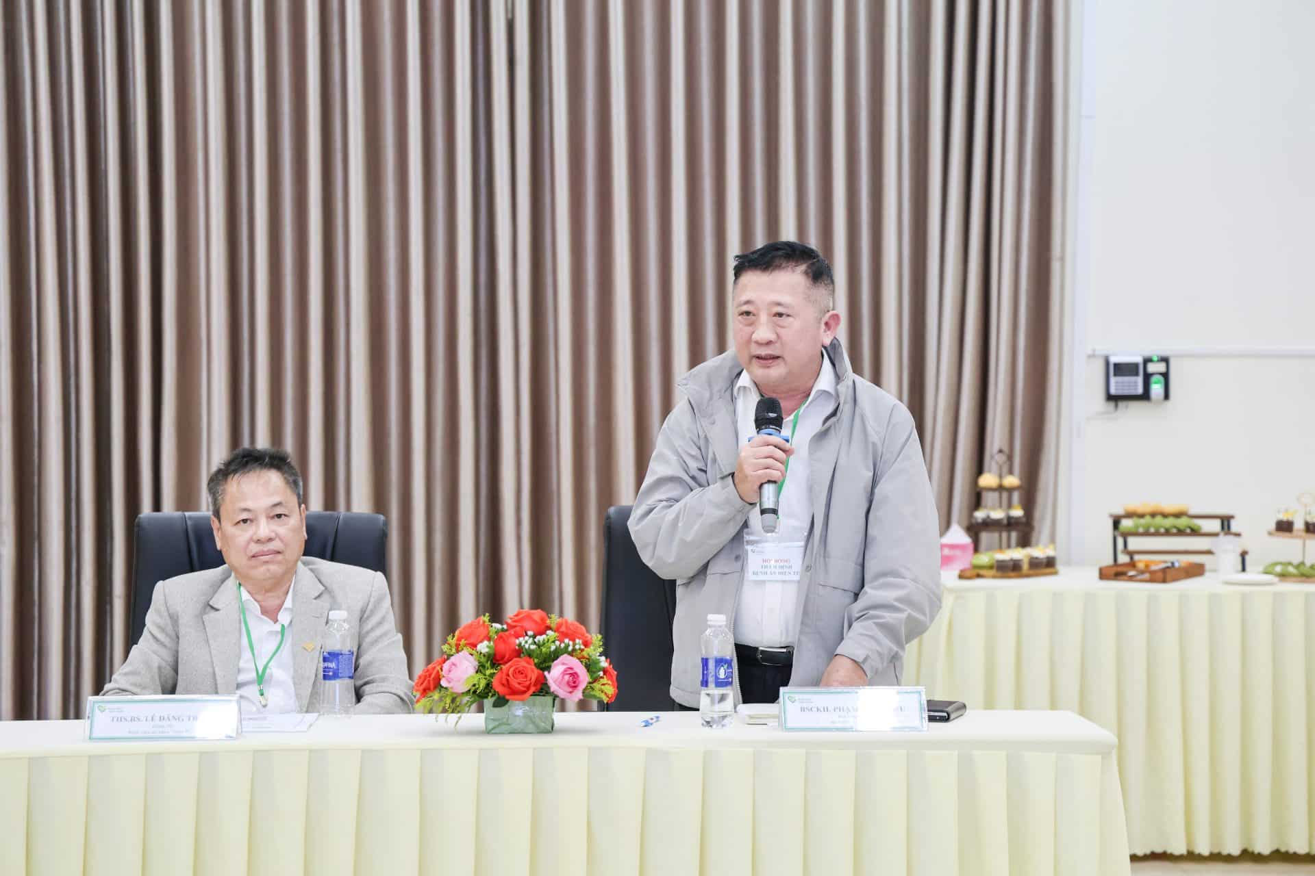 BSCKII Phạm Minh Hữu - Phó Giám đốc Sở Y tế Đắk Lắk phát biểu chỉ đạo