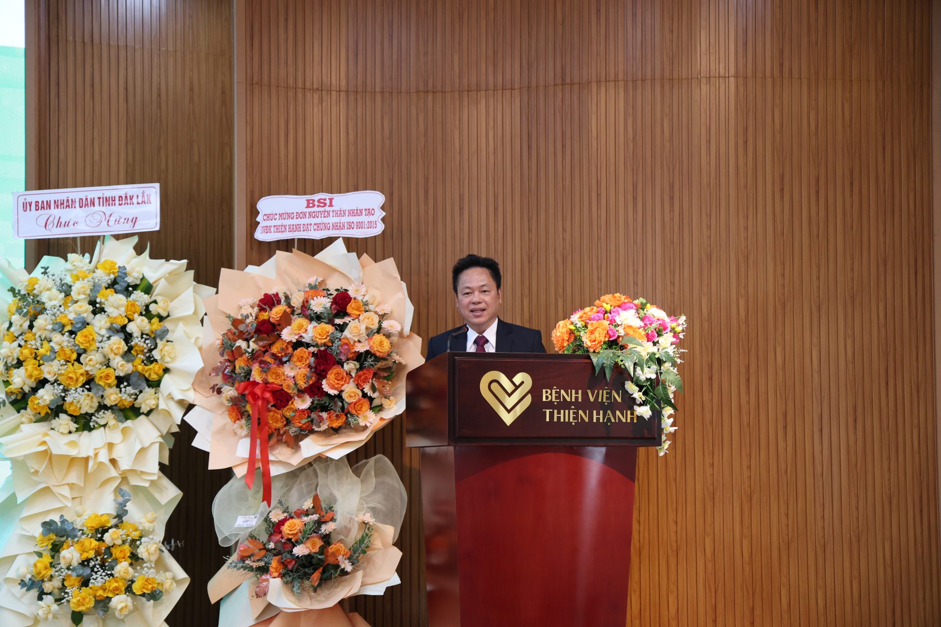 ThS.BS Lê Đăng Trung– Giám đốc Bệnh viện đa khoa Thiện Hạnh phát biểu bế mạc chương trình